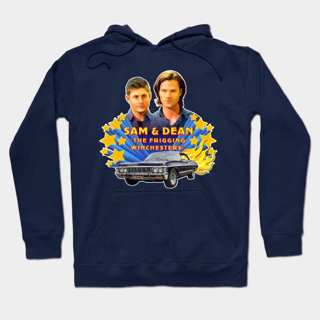 Sam & Dean Vintage Style Hoodie by ArtsyDenise